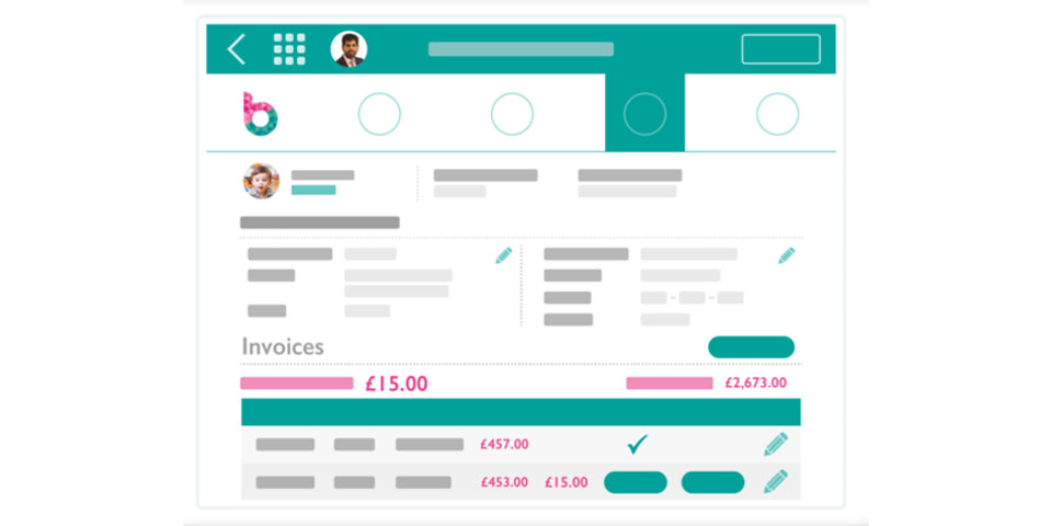 blossom app invoicing